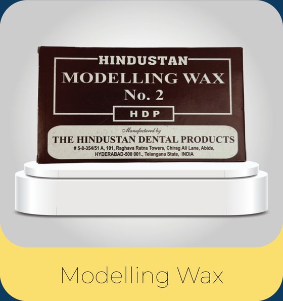 Hindustan Modelling Wax No. 2 pack, manufactured by The Hindustan Dental Products